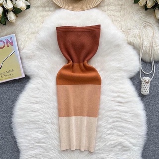 [ORDER TAOBAO] ĐẦM LEN ỐNG LOANG 3 MÀU