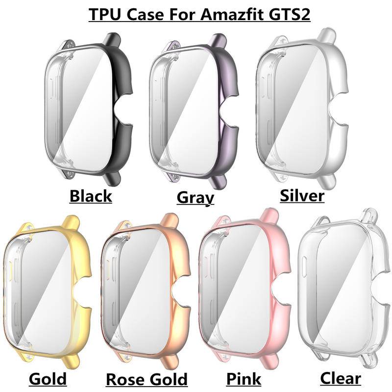 Vỏ bảo vệ TPU cho Huami Amazfit GTS 2 2e 3 Vỏ bảo vệ toàn màn hình cho Amazfit GTS2 GTS2e GTS3 Vỏ bả