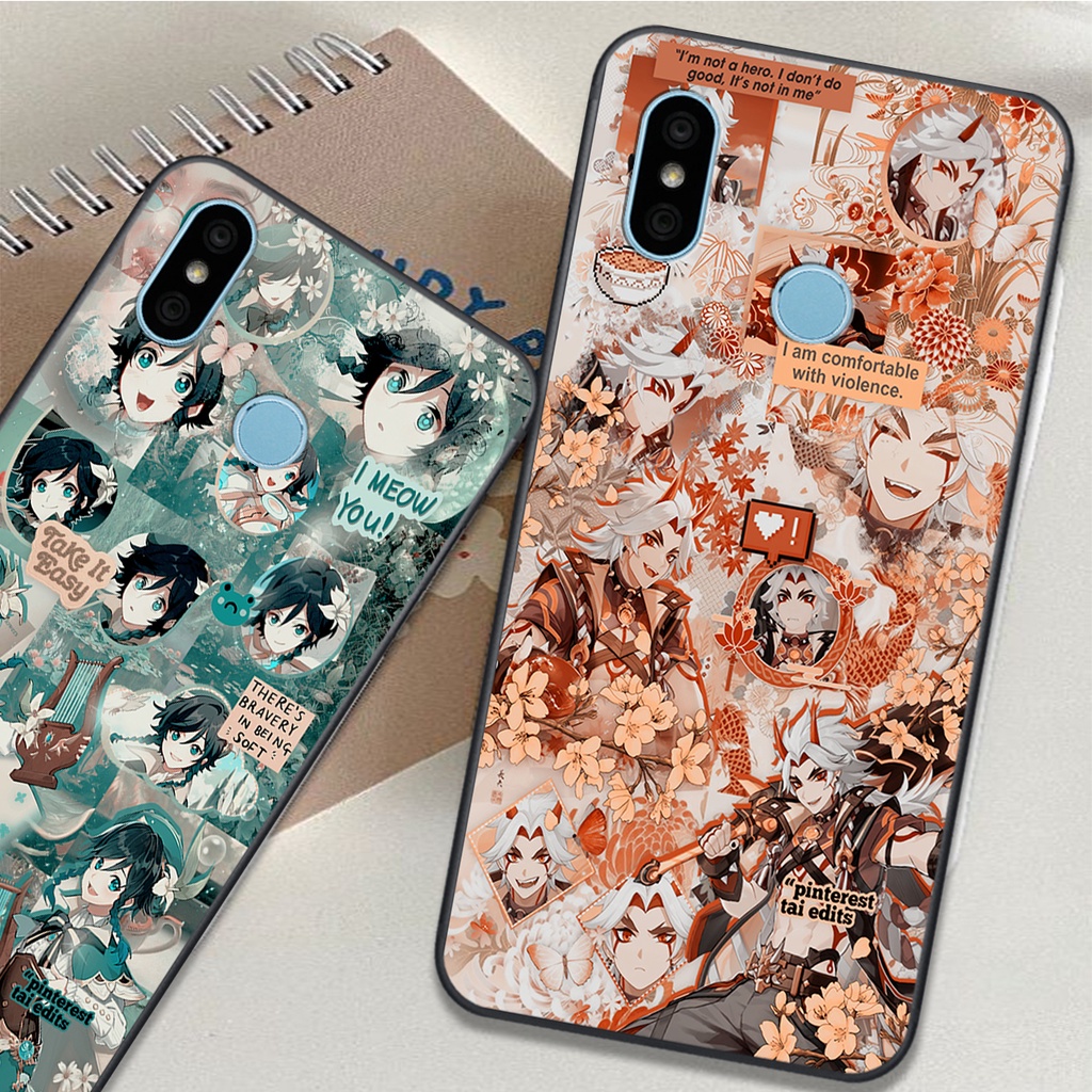 Ốp lưng Xiaomi REDMI 6 Pro / MI A2 Lite in hình Genshin Impact siêu ngầu, cực cá tính