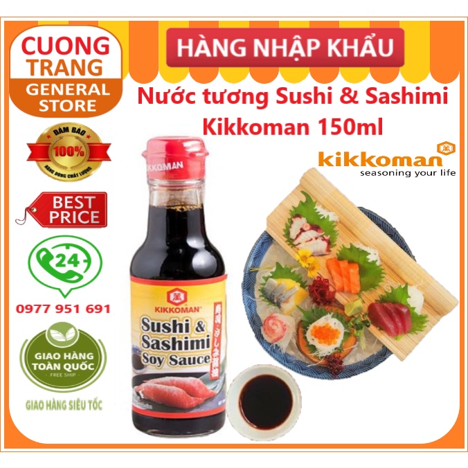 Nước tương Sushi &amp; Sashimi Kikkoman 150ml