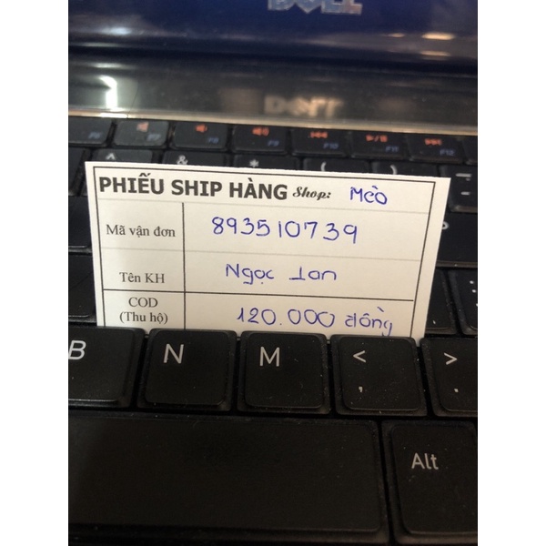 120 phiếu ship hàng decal sẵn keo dán được để điền mã vận đơn 6,5 cm x 3,5cm ĐẶT TỐI THIỂU 2 SET