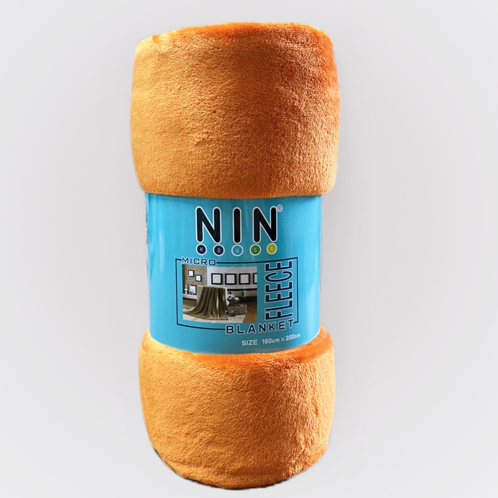 Mền tuyết NIN siêu mềm mịn 100% Microfiber - Tangerine (nhiều kích cỡ)