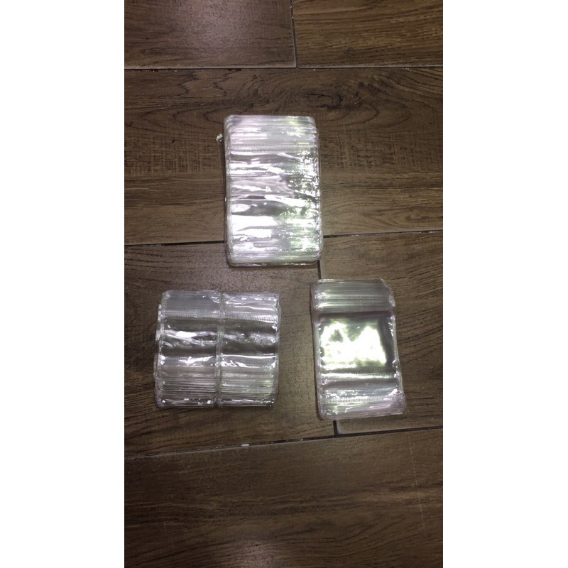 100gam Túi zip dẻo tốt , 4x6,5x7,6x8,7x9,8x10,10x14cm
