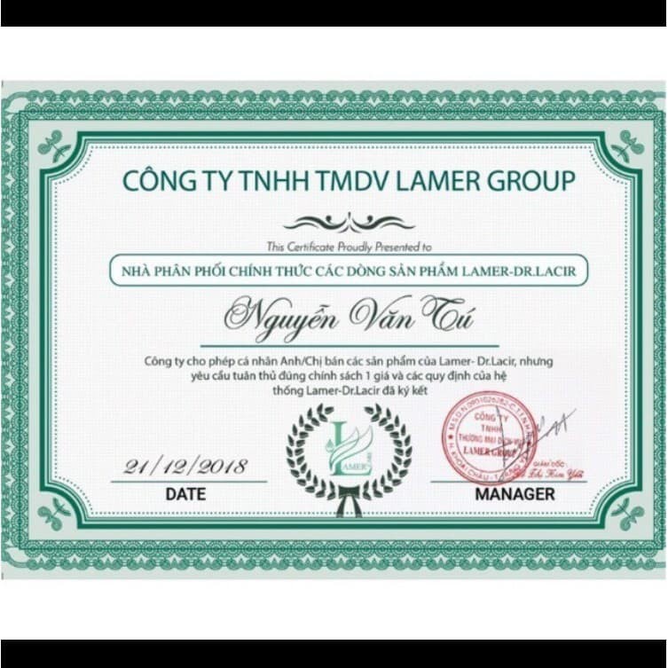 Sữa rửa mặt dịu nhẹ cho da nhạy cảm Lamer Care Dr Lacir