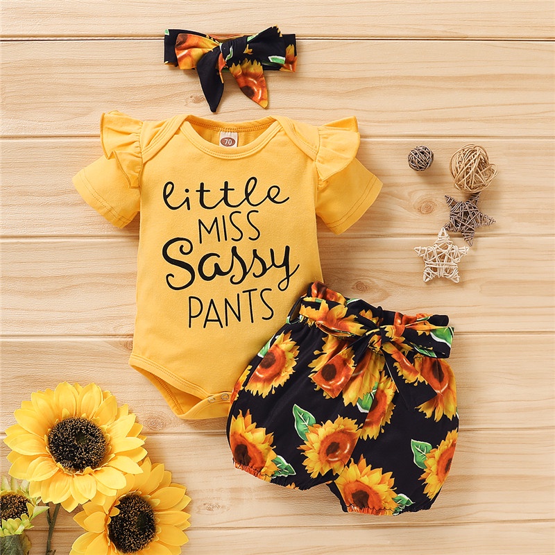 Mikrdoo Set Trang Phục 3 Món Đáng Yêu Cho Bé