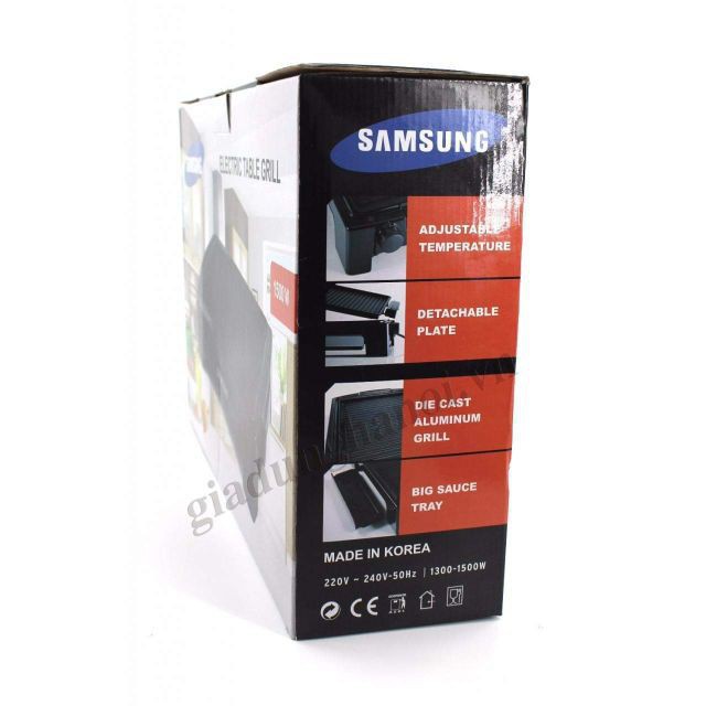 [FREESHIP] BẾP NƯỚNG ĐIỆN KHÔNG KHÓI SAMSUNG DH-611A MẶT VÂN ĐÁ