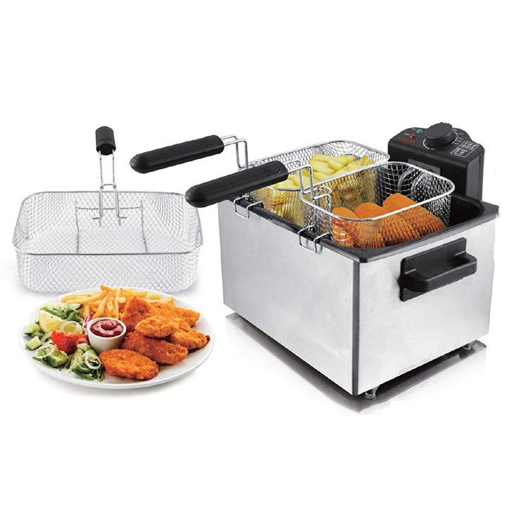 Nồi chiên, bếp chiên điện Sokany 5l -Bảo hành 12 tháng-Lỗi 1 đổi 1