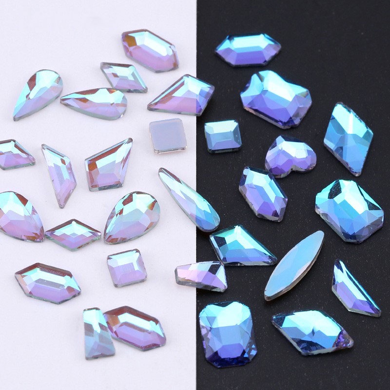 Bộ 50 HạT ĐíNh Trang Trí MóNg HìNh MũI Tên 3D