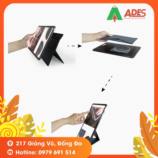 MOFT SNAP Tablet Stand Giá Đỡ Máy Tính Bảng Hít Nam Châm Màn Hình 9.7 Hàng Chính Hãng