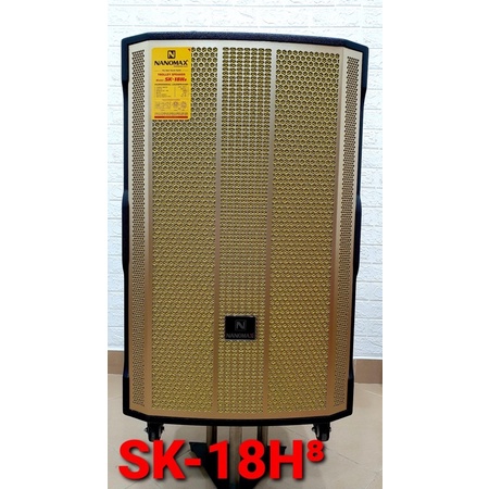 [Mã ELHACE giảm 4% đơn 300K] Loa kéo Nanomax SK-18H8 bas 50cm, loa hát karaoke 3 đường tiếng