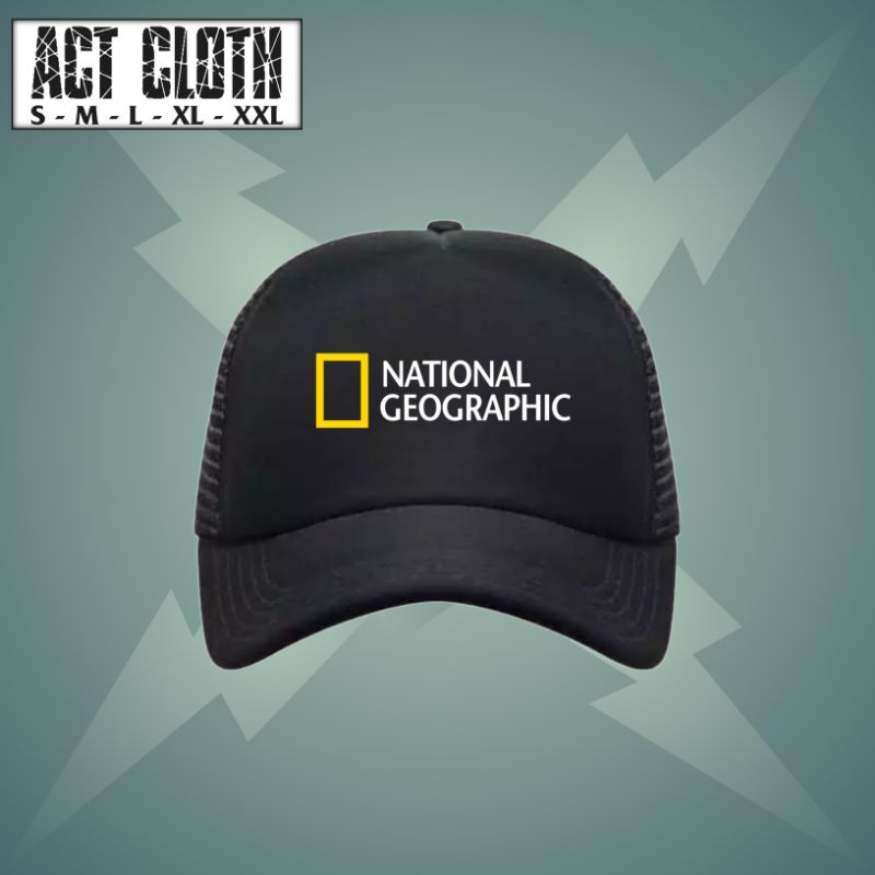 Mũ lưỡi trai thêu chữ Nat GEO NATIONAL GEOGRAPHIC