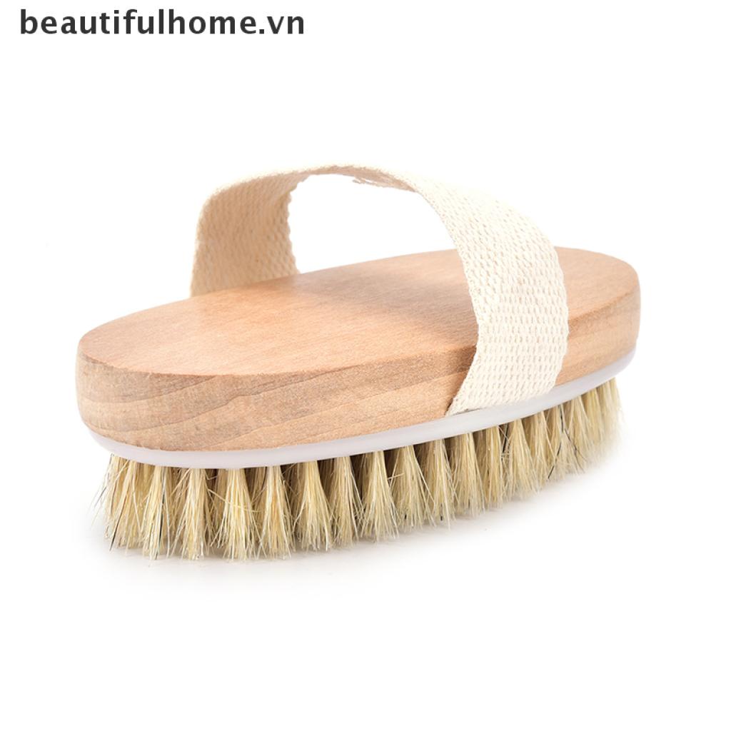 (Hàng Mới Về) Bàn Chải Lông Mềm Mát Xa Cơ Thể Chất Lượng Cao