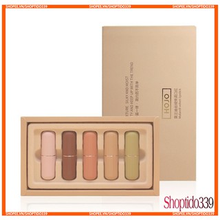 Set 5 Son Hojo Molandi Velvet Lipstick Hàng Chính Hãng No.8040