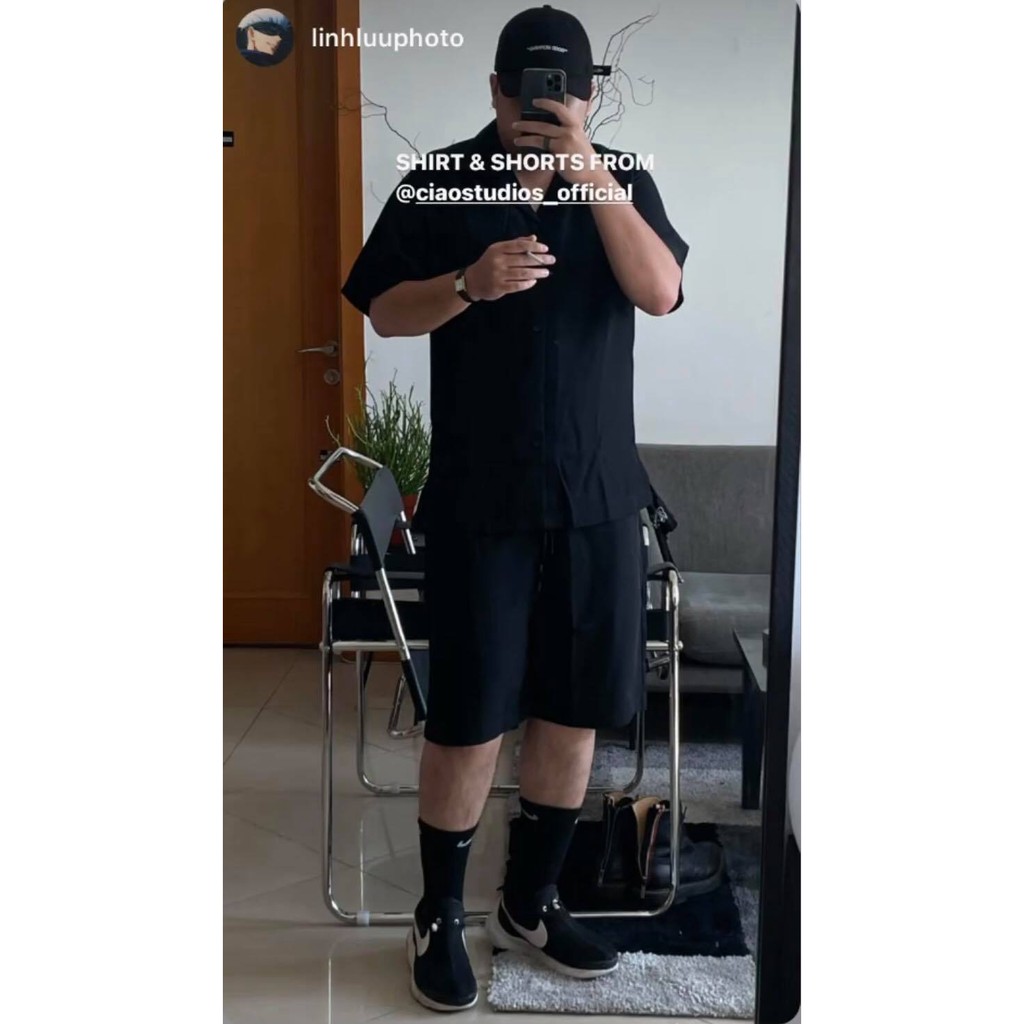 Áo sơ mi cổ vest ngắn tay CIAO Minimal | BigBuy360 - bigbuy360.vn