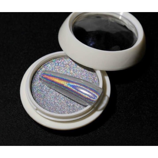 tráng gương cầu vồng trang trí nail