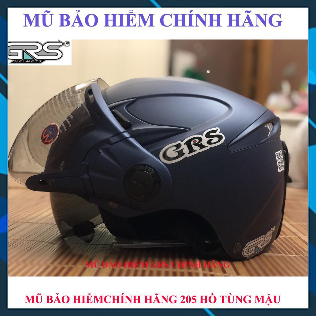 Mũ bảo hiểm 2 kính tháo lót grs966 nhiều màu [Chính Hãng ]