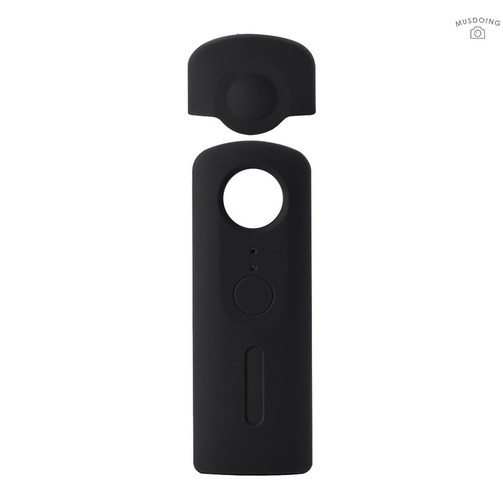 Vỏ Silicon Bảo Vệ Ống Kính Máy Ảnh Andoer Cho Ricoh Theta V 360 Độ