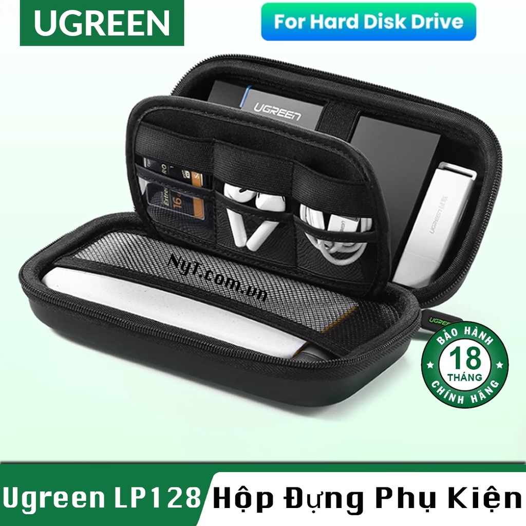 Hộp Đựng Phụ Kiện Chống Sock Cao Cấp UGreen LP128 - BH 18T Chính Hãng