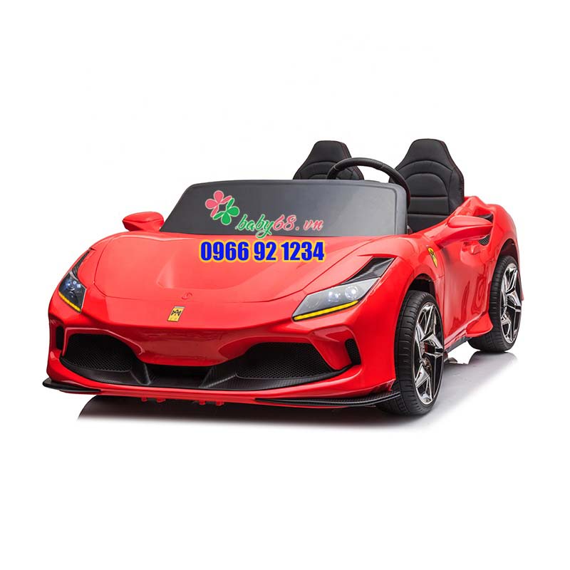 Siêu xe ô tô điện Ferrari F8 cho bé YT-DPC tải trọng khủng 150kg