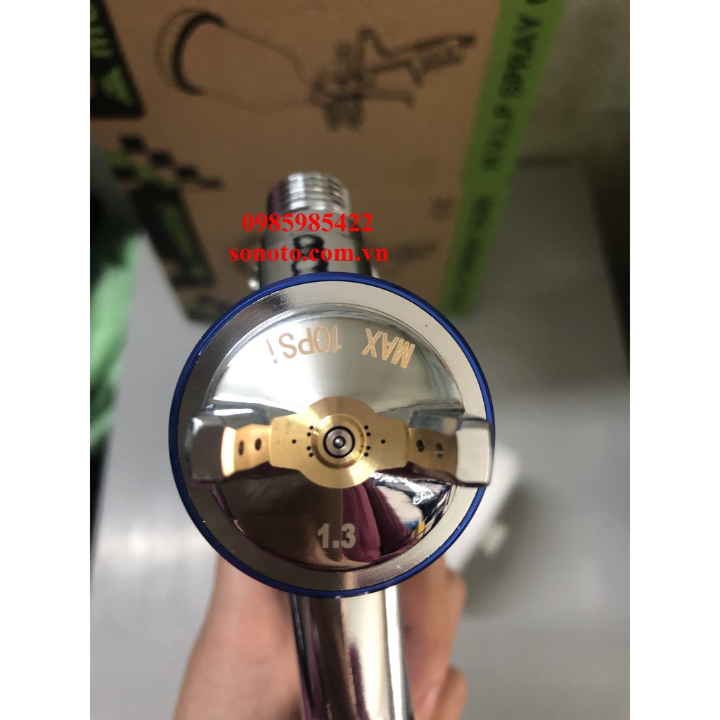 MT4000 Súng phun sơn áp lực thấp HVLP chính hãng Meite MT4000PRO 14 lỗ phun đầu 1.3mm bản 2023 SONQUANGPHU422