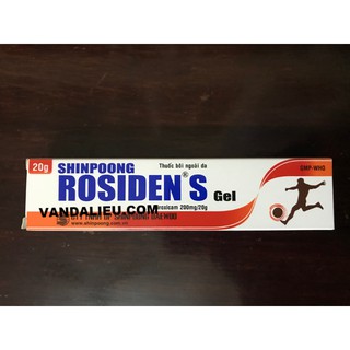 [CHÍNH HÃNG]- ROSIDEN S GEL 20G