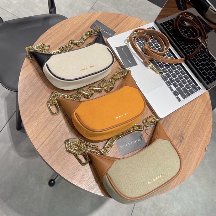 Túi quai xích to kẹp nách dáng thuyền kèm dây đeo chéo hàng đẹp Sonasi TXN0050