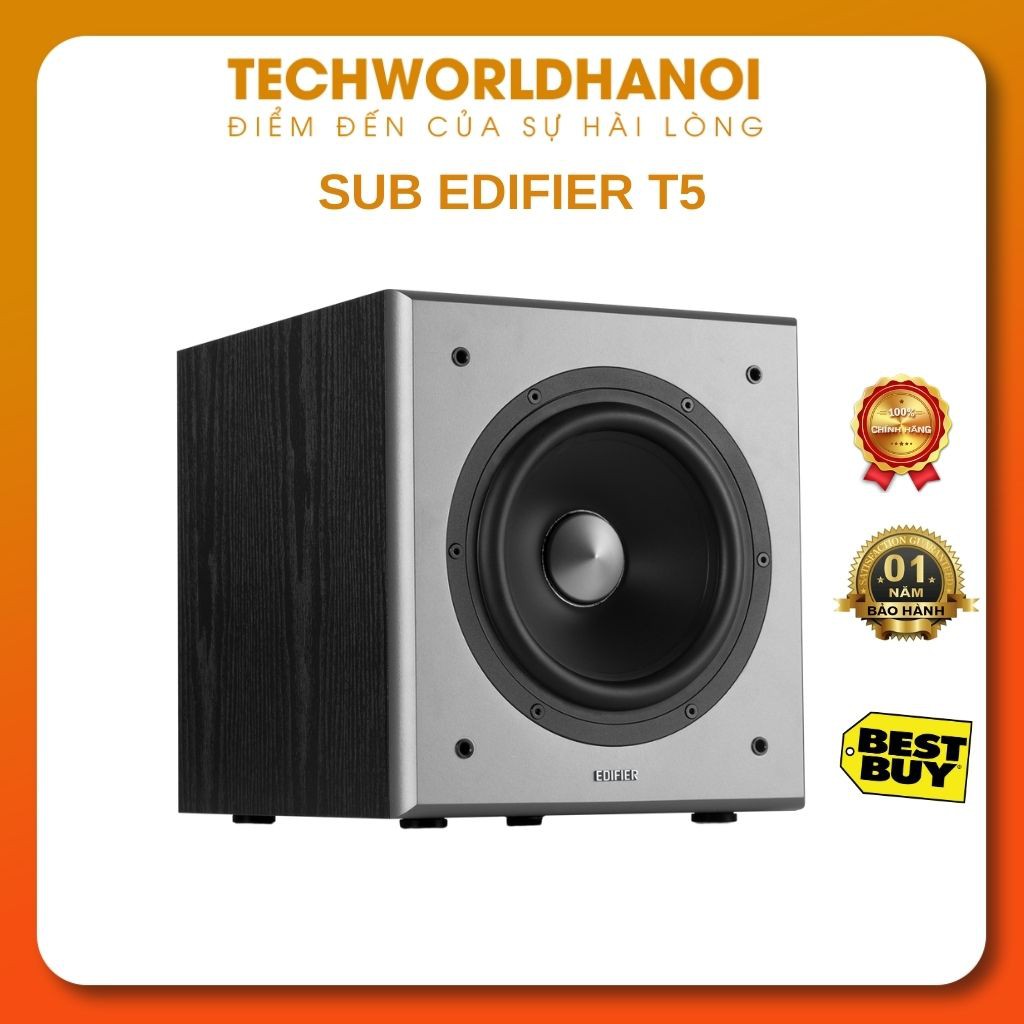  Loa siêu trầm chủ động Edifier T5 (Active subwoofer, dùng được cho tất cả các loa)