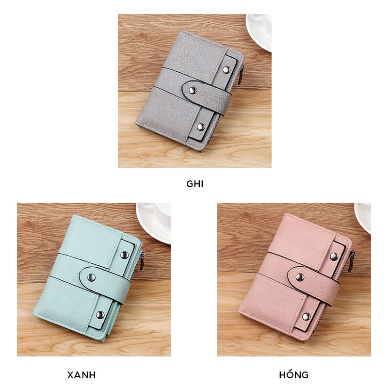 [Mã FAMAYWA2 giảm 10k đơn từ 50k] Ví nữ cầm tay mini ngắn nhỏ gọn bỏ túi nhiều ngăn thời trang cao cấp VD331 | BigBuy360 - bigbuy360.vn