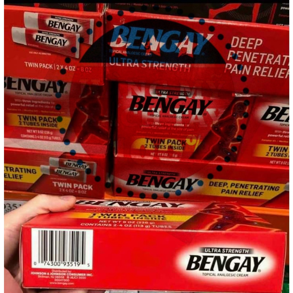 Kem xoa bóp BENGAY Ultra Strength giảm đau nhức xương khớp của Mỹ