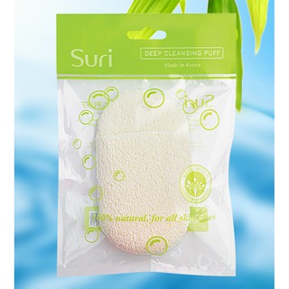 Bông rửa mặt bọt biển Suri Deep Cleansing Puff