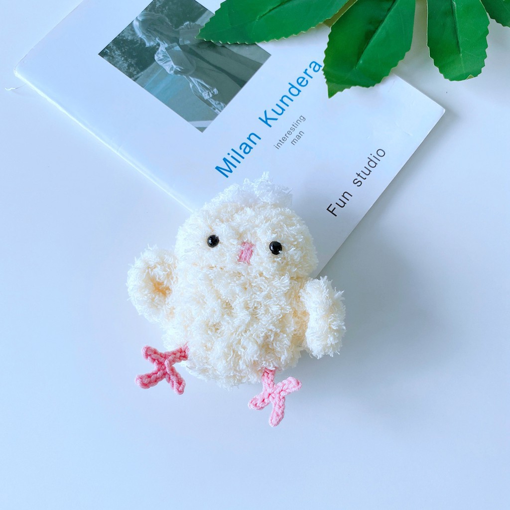 Airpods gen 2 cover soft cute plush chicken airpods case