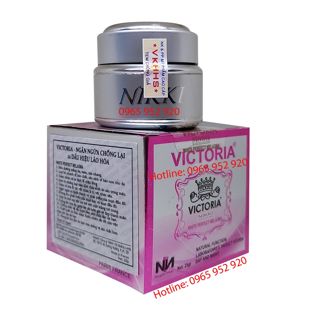 Kem VICTORIA NIKKIN Ngăn Ngừa Chống Lại 12 Dấu Hiệu Lão Hóa 20g - 25g