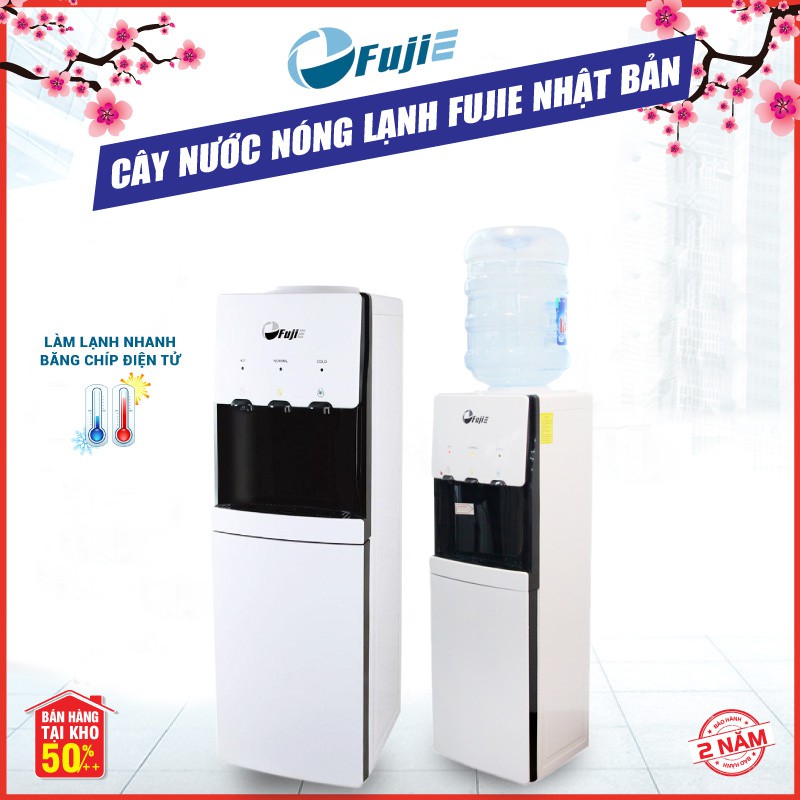 Cây nước nóng lạnh 3 vòi FUJIE WDBD20E