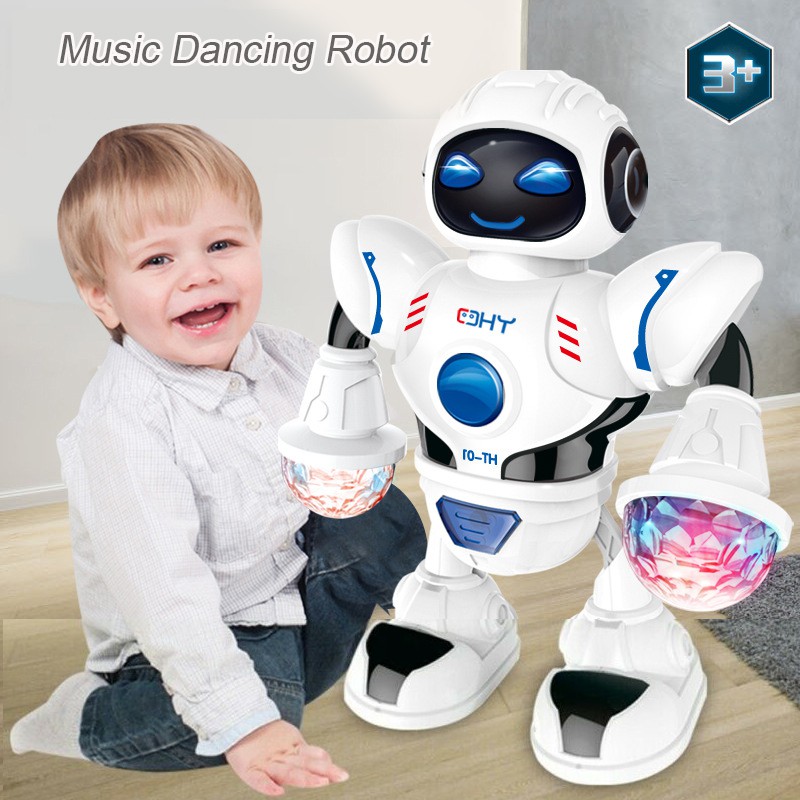 Đồ Chơi Trẻ Em Robot Biết Phát Sáng Và Nhảy Múa Theo Nhạc