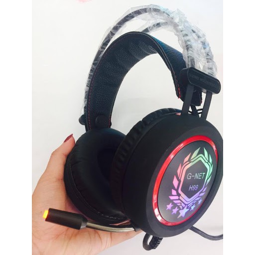 HÀNG CAO CẤP -   Tai nghe Gaming G-Net H99 7.1 Led Kết nối USB I Head phone GNET H99 7.1 RGB LED  - Hàng Cao Cấp