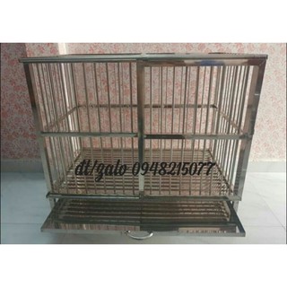 CHUỒNG /LỒNG CHÓ  MÈO  D1M*R70*C90 chất liiêu  inox  ( giao hàng hoả tốc 2h hcm feesip)