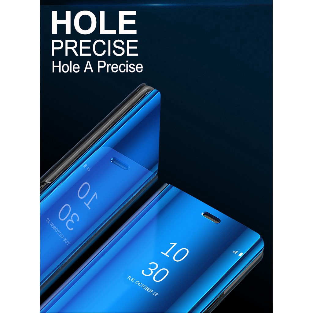 Oppo A94 Reno 5 A93 Reno 4 Pro 4G A92 A52 A31 A51 A5 A9 2020 F7 F9 F11 Pro A7 A5S A3s A12e RENO 3 2/2F Bao điện thoại mặt gương nắp lật dành