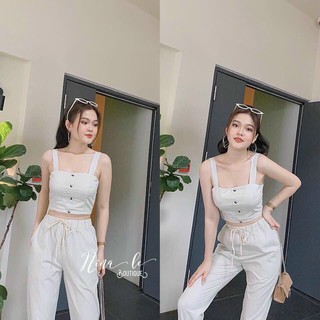 Set bộ đồ thể thao kèm quần dài cá tính phong cách