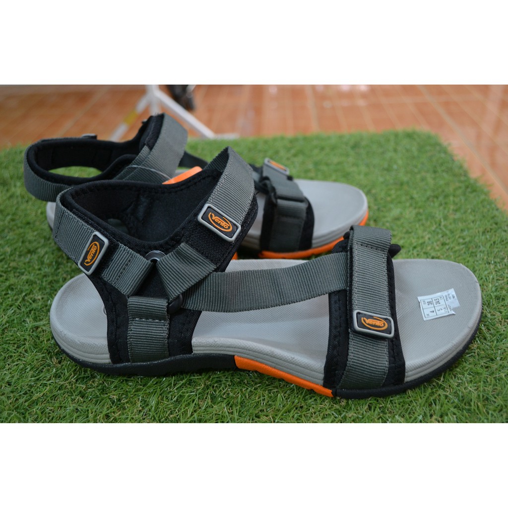 nam sandal [Free Ship ] Giày Sandal Nam Vento Xuất Khẩu Nhật - Inb shop để chọn size ạ NV4538G Xám Đế Xám Cam