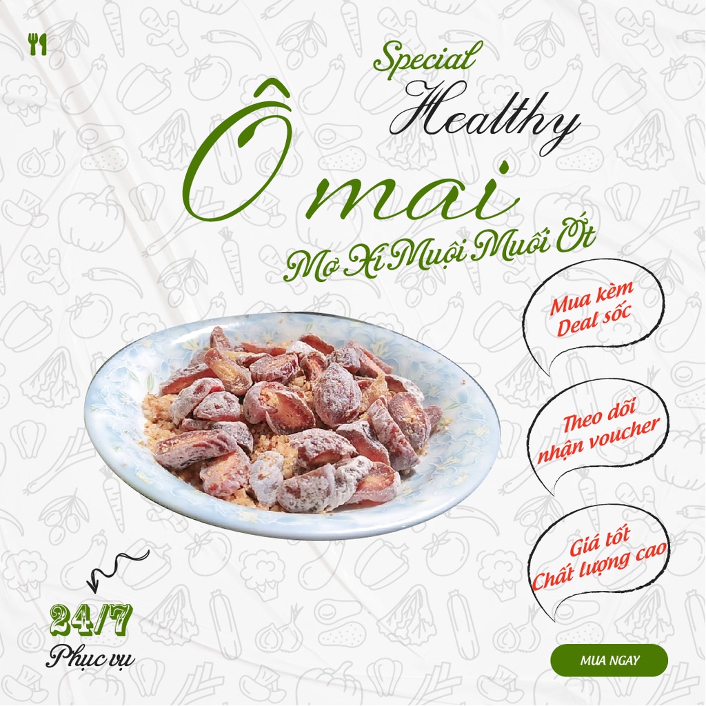 Mơ xí muội muối ớt