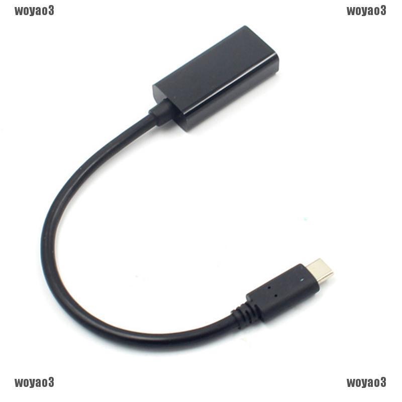 Black USB-C Type-C to HDMI HDTV Adapter Cable For Samsung S8 Note 8 Macbook☆