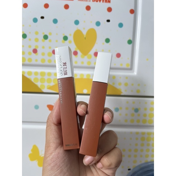 Son Maybeline Superstay Matte Ink - Màu 75 Fighter. Nâu đất