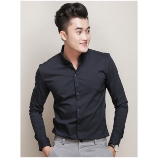 Combo 10 áo sơ mi vải lụa chống nhăn chống bám bụi size L