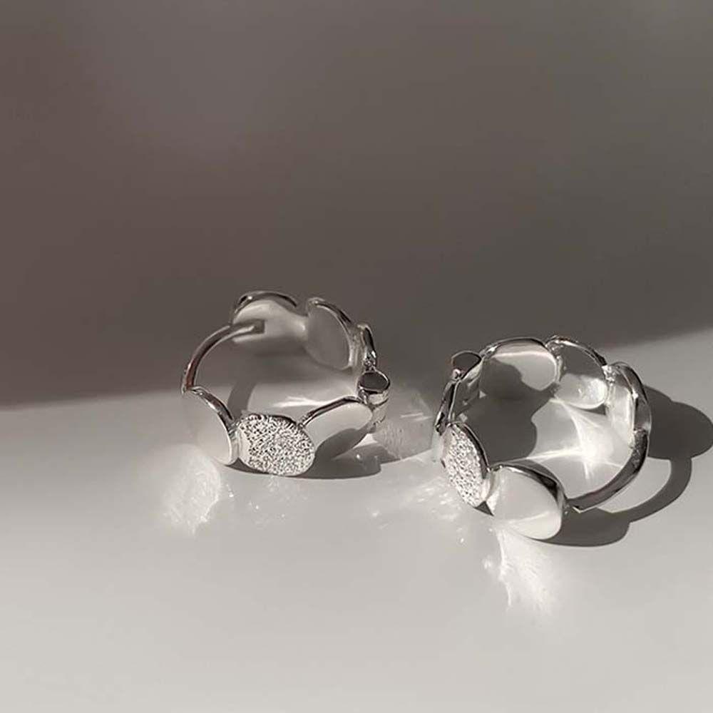 Bông Tai Tròn Đính Kim Sa Thời Trang Dành Cho Nữ VANES1