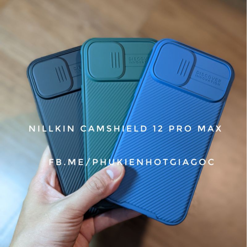 (SẴN VN) Ốp lưng chống sốc Nillkin Camshield IP 13 Pro max / 12 / 11 series nắp trượt bảo vệ Camera Cam Shield