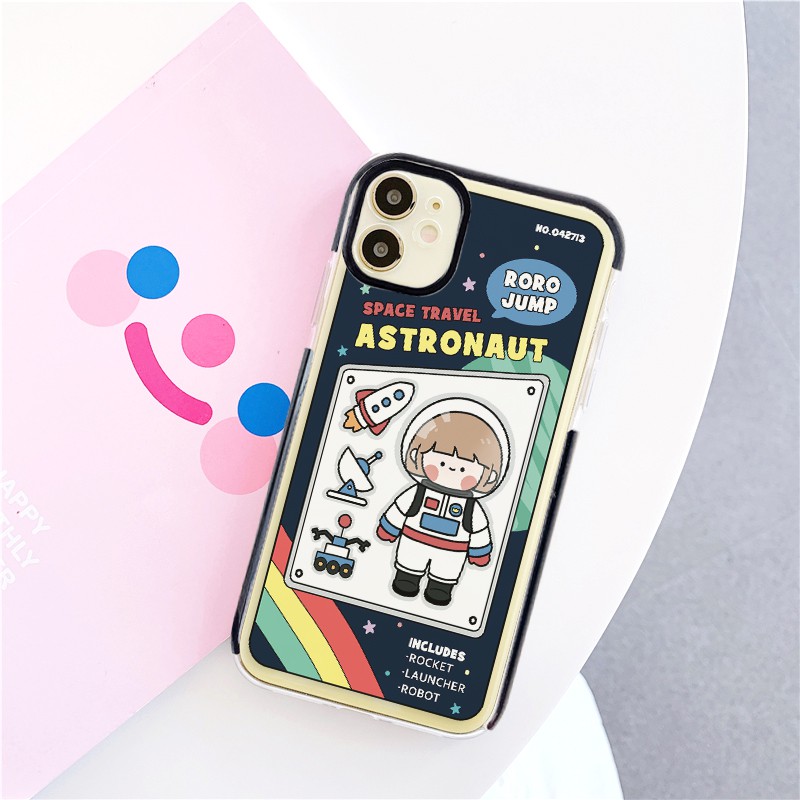 Ốp lưng iphone Roro Astronaut PM siêu chống sốc 5/5s/6/6plus/6s/6splus/7/7plus/8/8plus/x/xr/xs/11/12/pro/max/plus/promax | BigBuy360 - bigbuy360.vn
