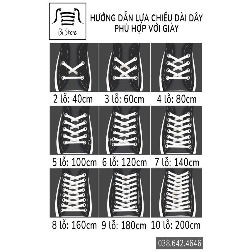 [Bảng 28 màu - 160cm] Dây giày dẹt có chữ SHOELACES dài 1m6 dành cho giày Nike AF1, AJ, Converse cổ cao [Bán theo cặp]