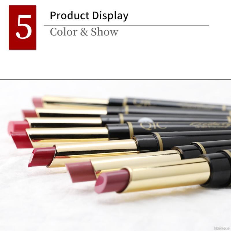 [Hàng mới về] Son Lì Hai Đầu Tích Hợp Bút Kẻ Viền Môi Và Son Môi Tông Lì Mịn Như Nhung Kháng Nước Kéo Dài 24h