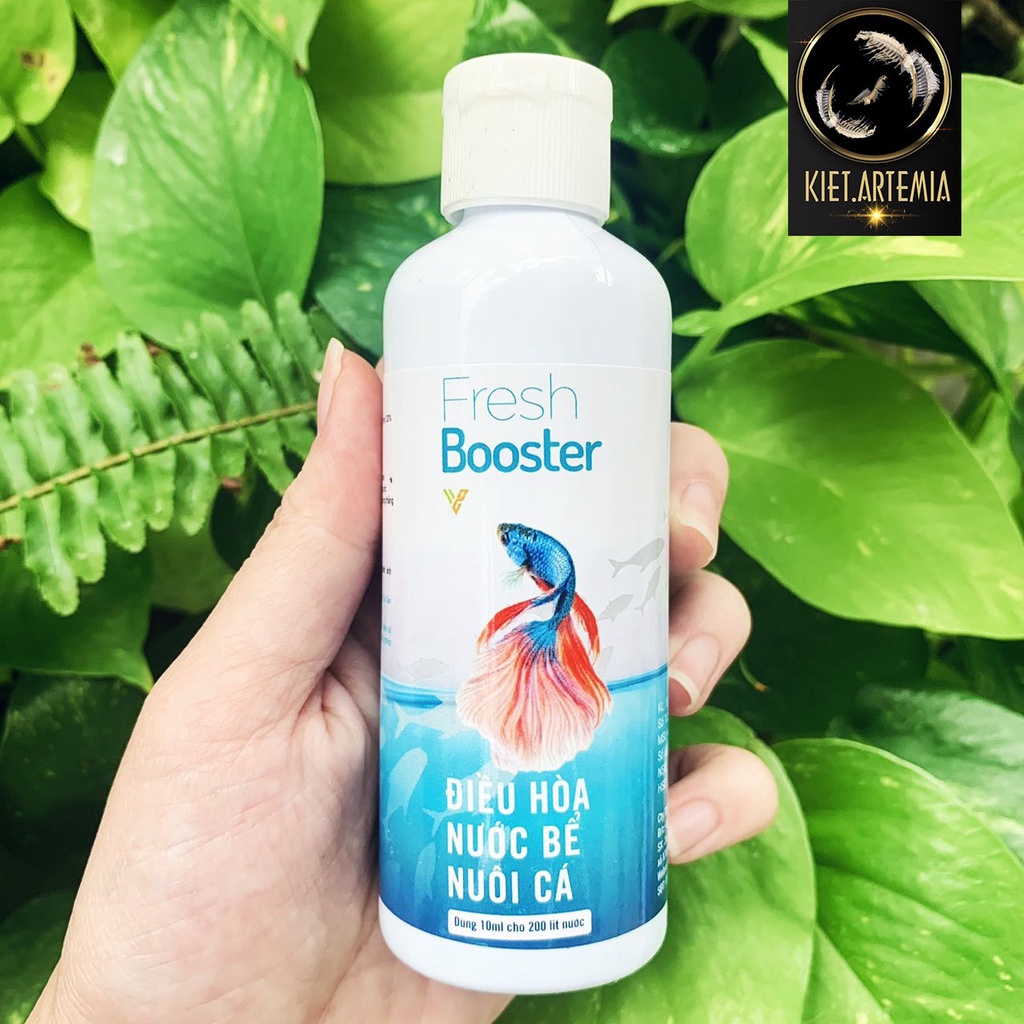Khử Clo Nước Mới, Xử Lý Nước, Chống Sốc Khi Thay Nước Chai 100ml - FRESH BOOSTER