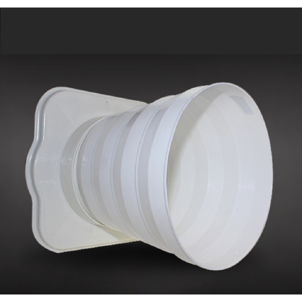 Côn thu pvc đa khấc đa năng, phễu thu pvc nối thông gió d200-d100